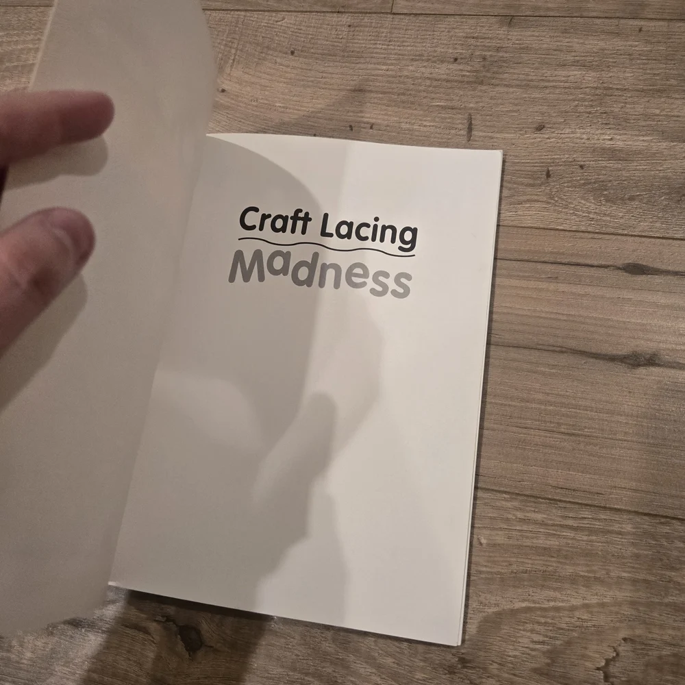 Vintage Craft Lacing Madness Book - Y2K Retro 00s Kid Core Lanyard